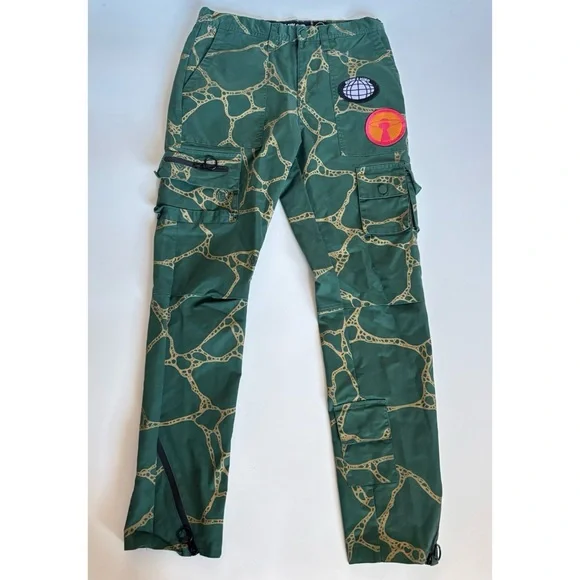 Billionaire Boys Club Expedition Pine-needle Green Cargo Pants Size 30X30